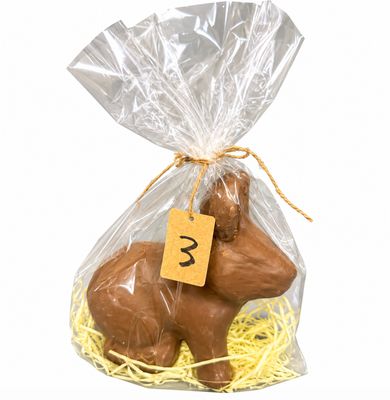 Brown Paper Mache Bunny RC