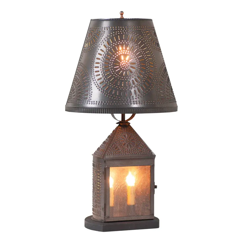 Irvins Tinware Harbor USA Lamp
