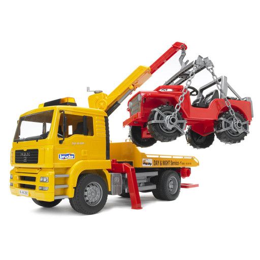 MAN TGA Tow Truck with Vehicle