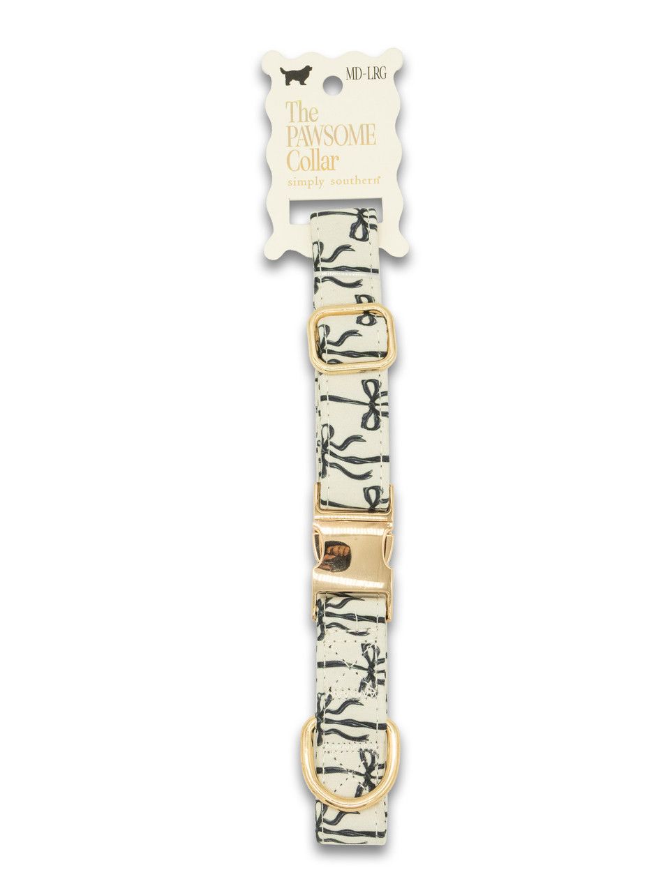 SS Pet Collar Blkbow