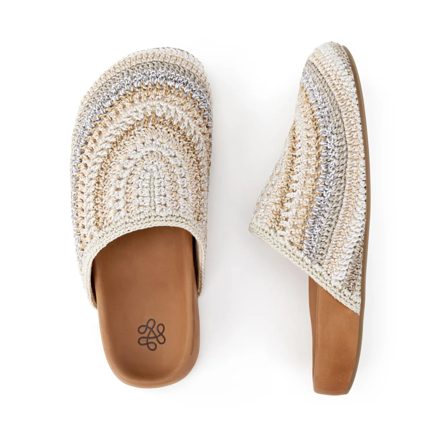 Sak Bolinas Sand Stripe Crochet Clog