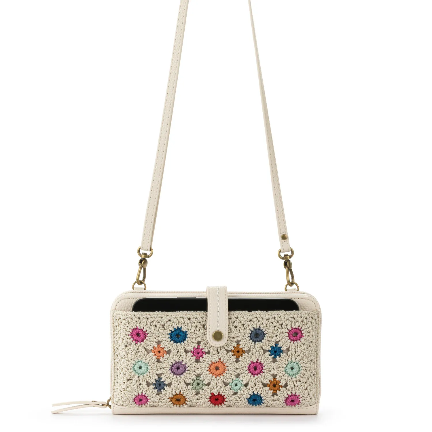 Sak Iris Multi Flower Crossbody Crochet