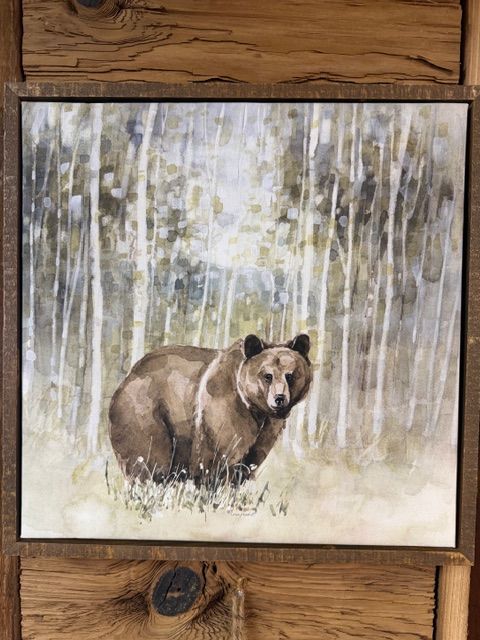 PK Wall Art Canvas Bear