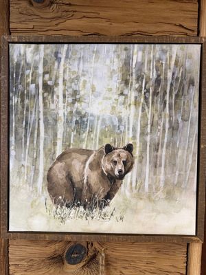 PK Wall Art Canvas Bear