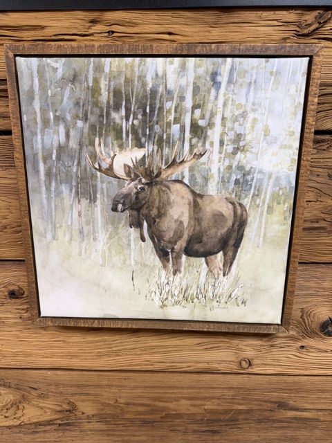 PK Wall Art Canvas Moose