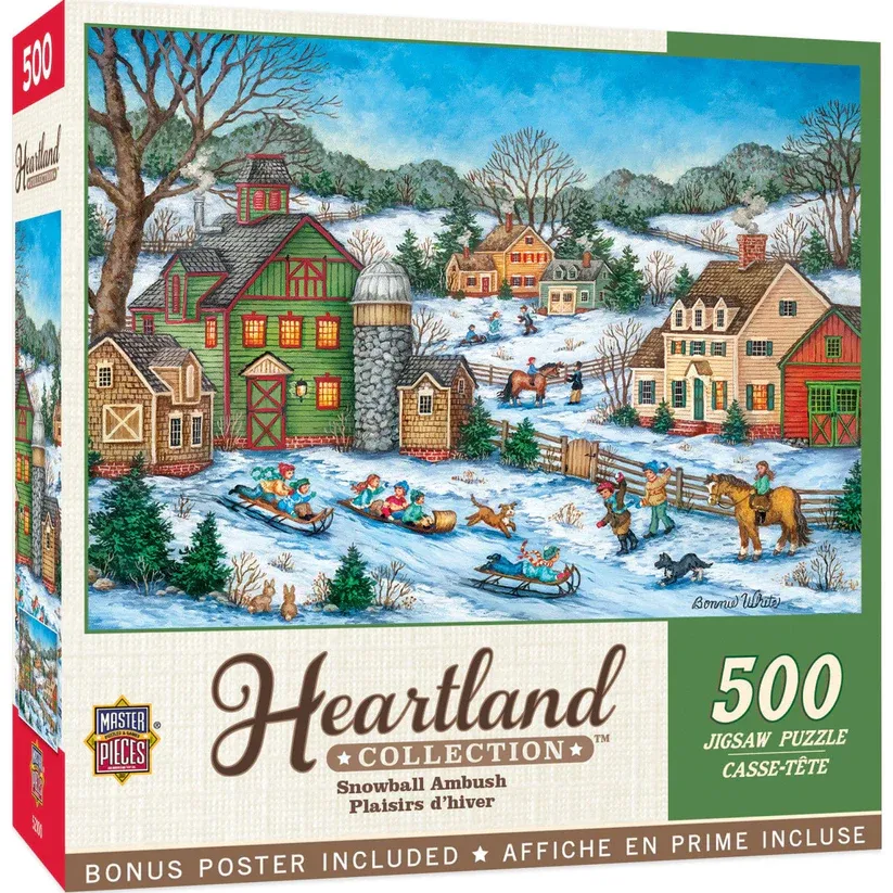 LT Puzzle Snowball Ambush 500 Pc