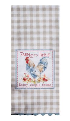 KD Towel Countryside Rooster