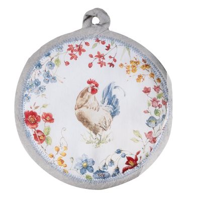 KD Potholder Countryside Rooster