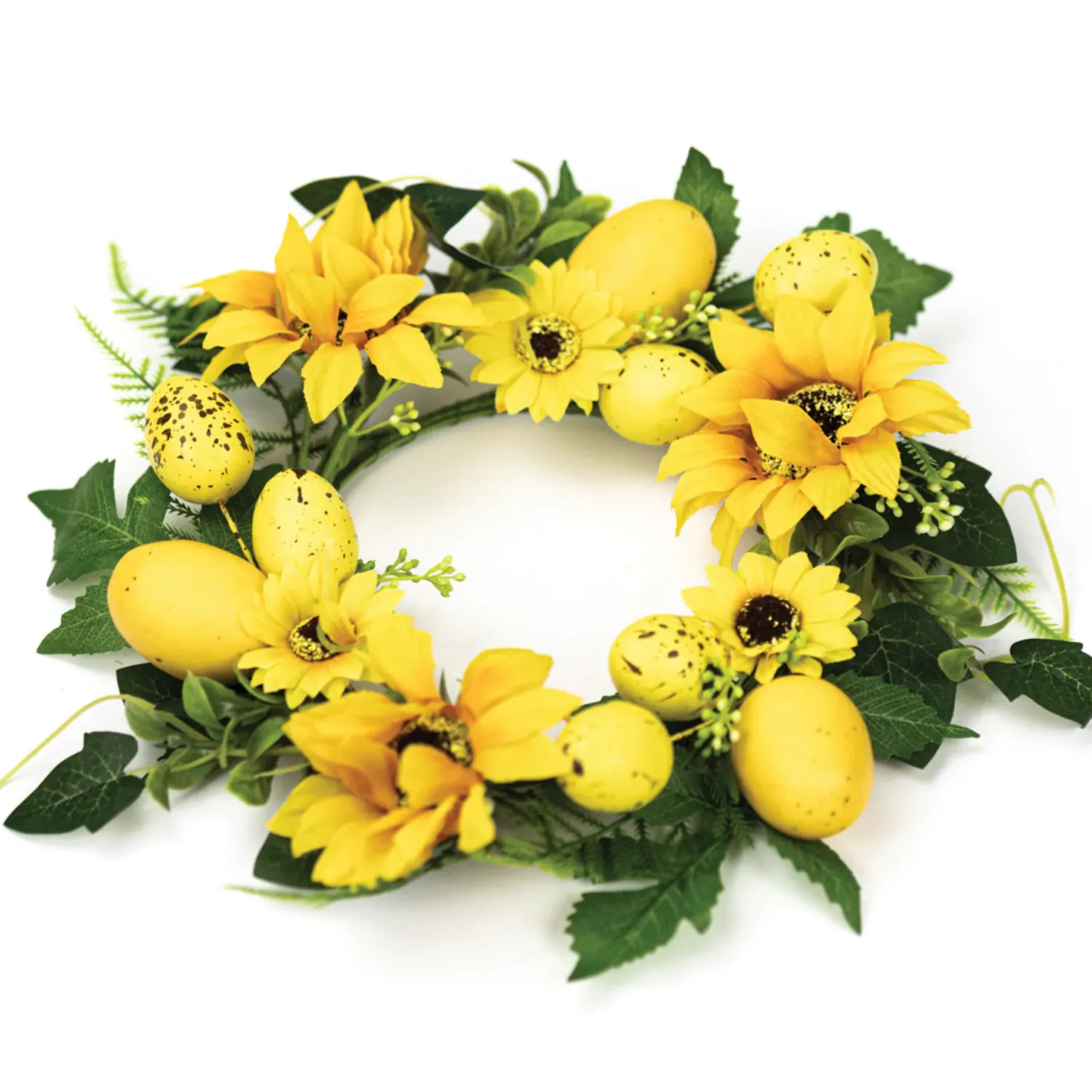 CG Candle Ring Sunflower Nest 4.75"