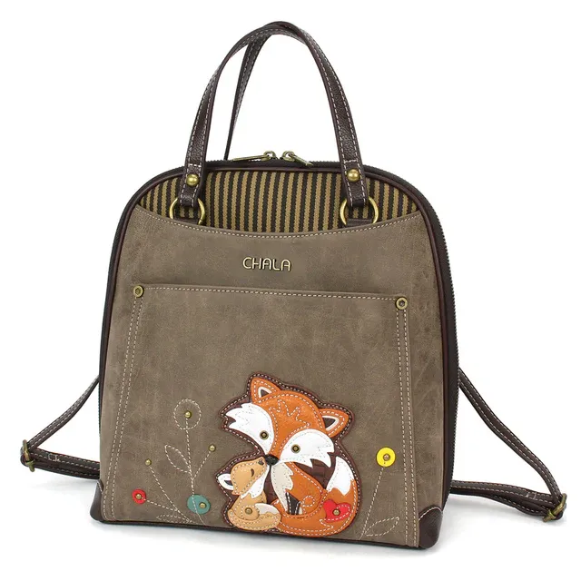 CHALA Backpack Purse Fox