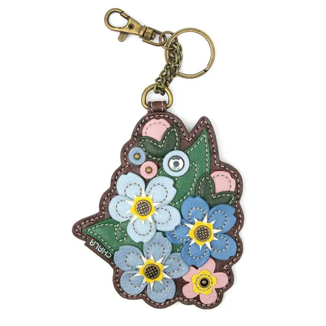 CHALA Key Fob/Coin Purse Forget Me Not