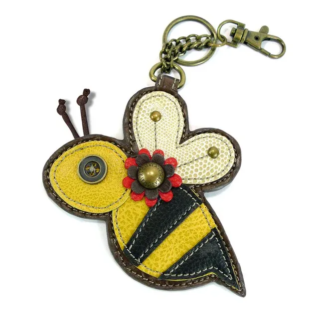 CHALA Key Fob/Coin Purse Bee