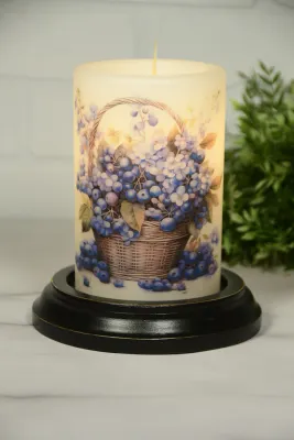 Summer Farmer Market Blue Basket V CR