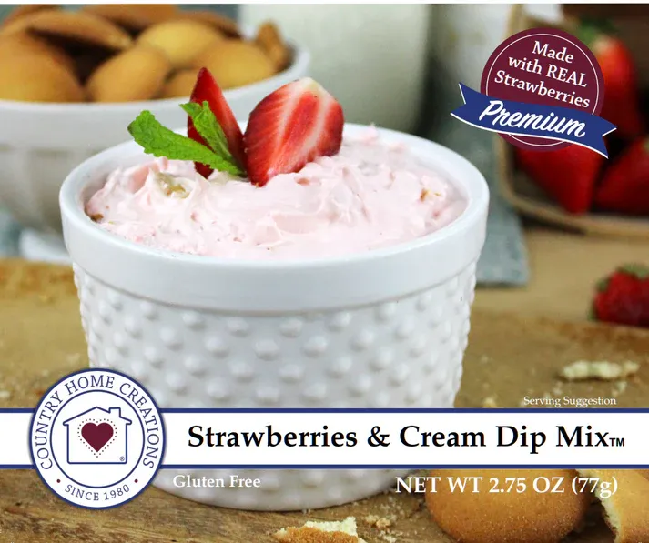 CHC Strawberries and Cream Dip Mix