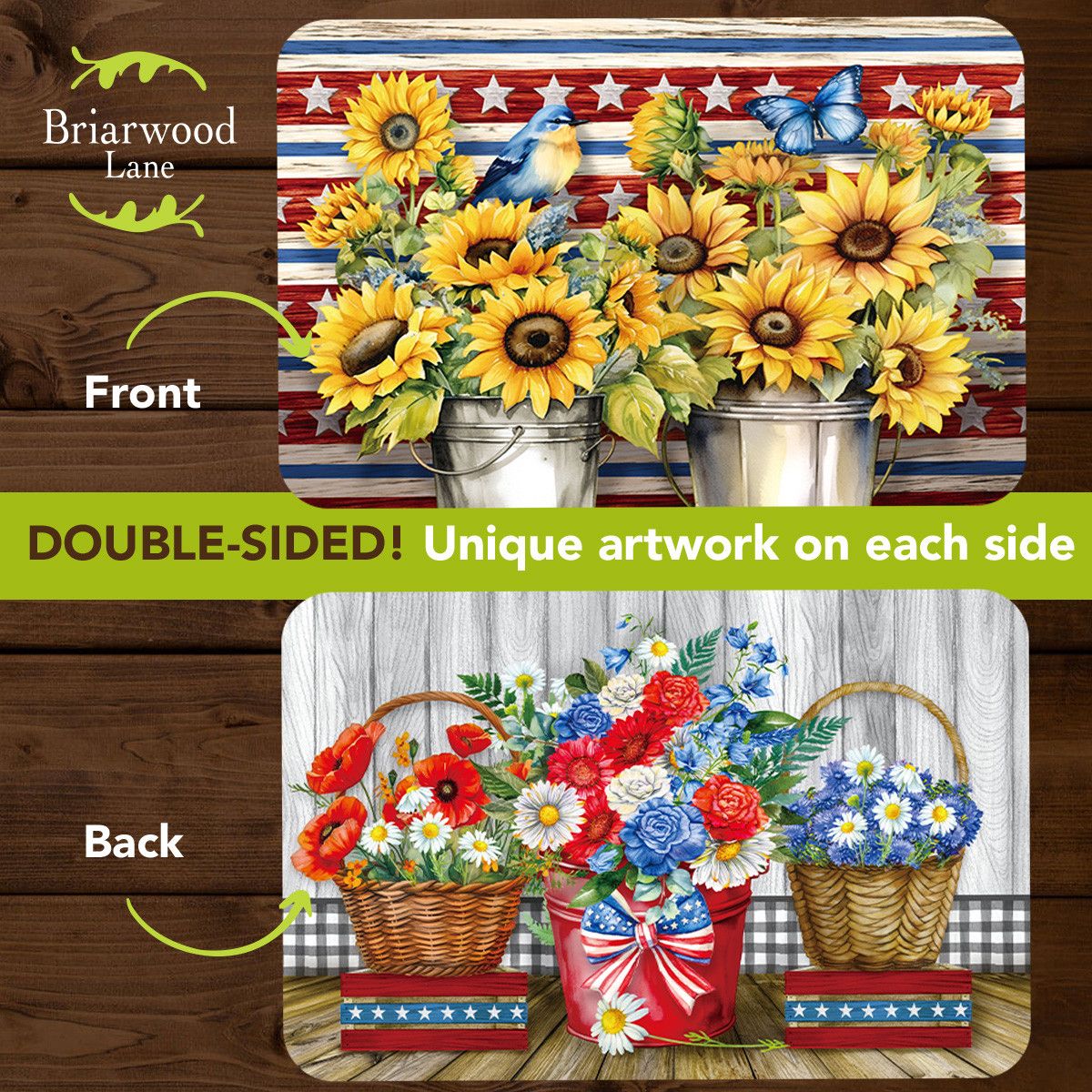 BL Placemats Red White & Beautiful (4-Pack)
