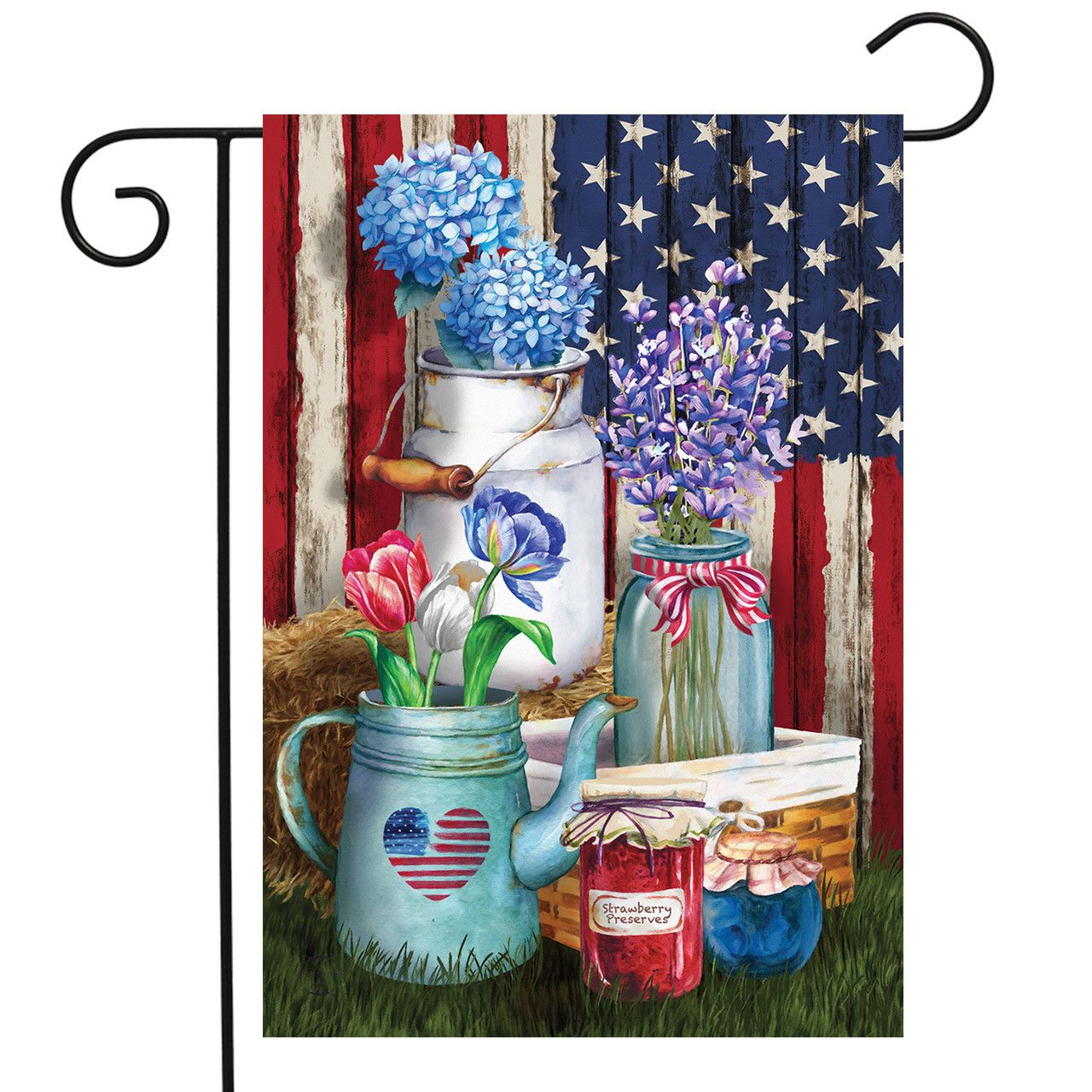 BL Garden Flag American Picnic