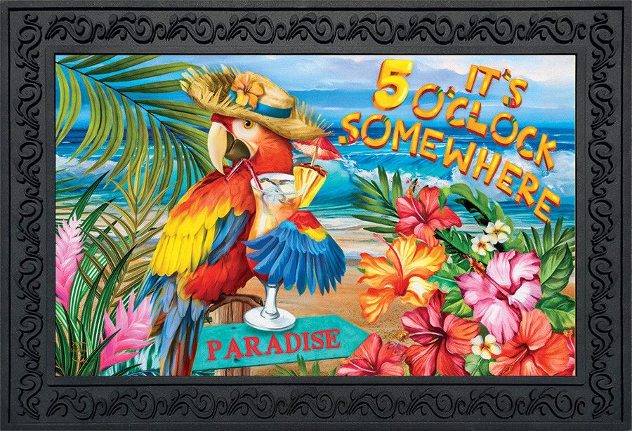 BL Doormat 5 O'Clock Paradise
