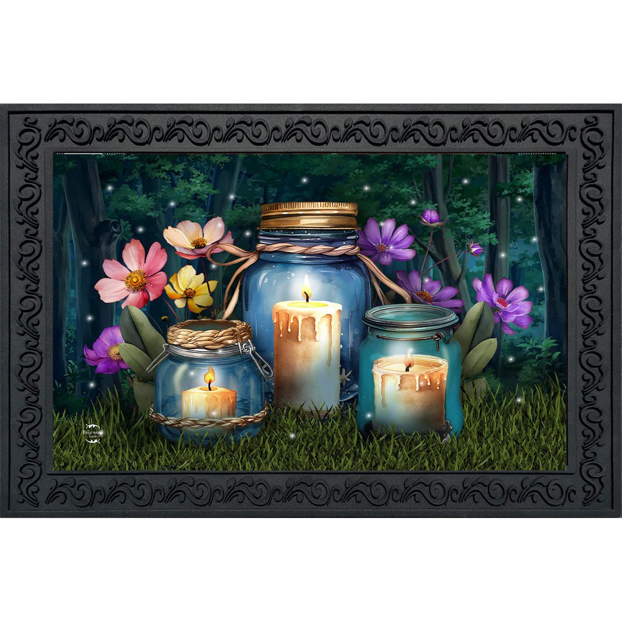 BL Doormat Be A Light Jars