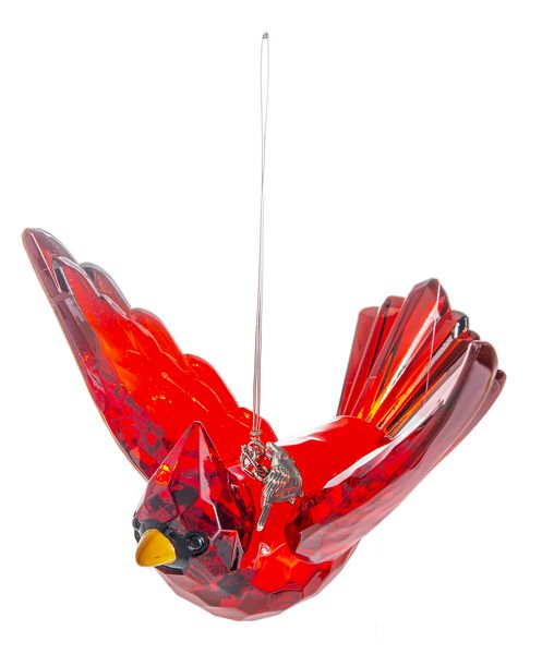 Cardinal Ornament with Charm 1210