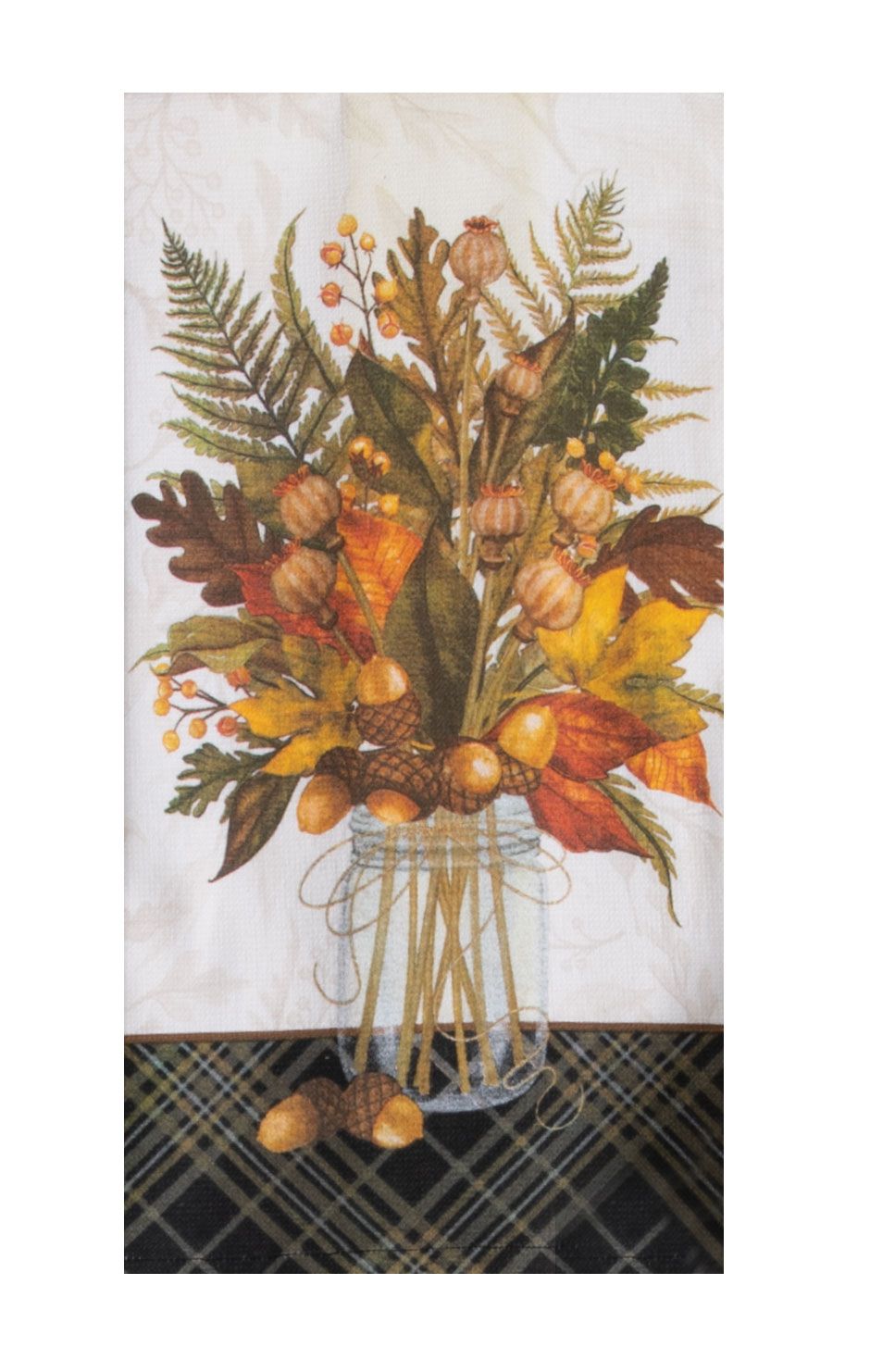 1110 Towel Mason Jar Bouquet Dual Purpose 