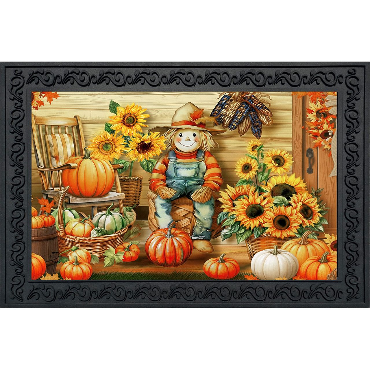Country Scarecrow Mat 1023