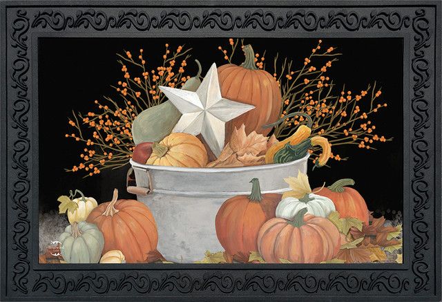 Fall Bushel Mat 1023