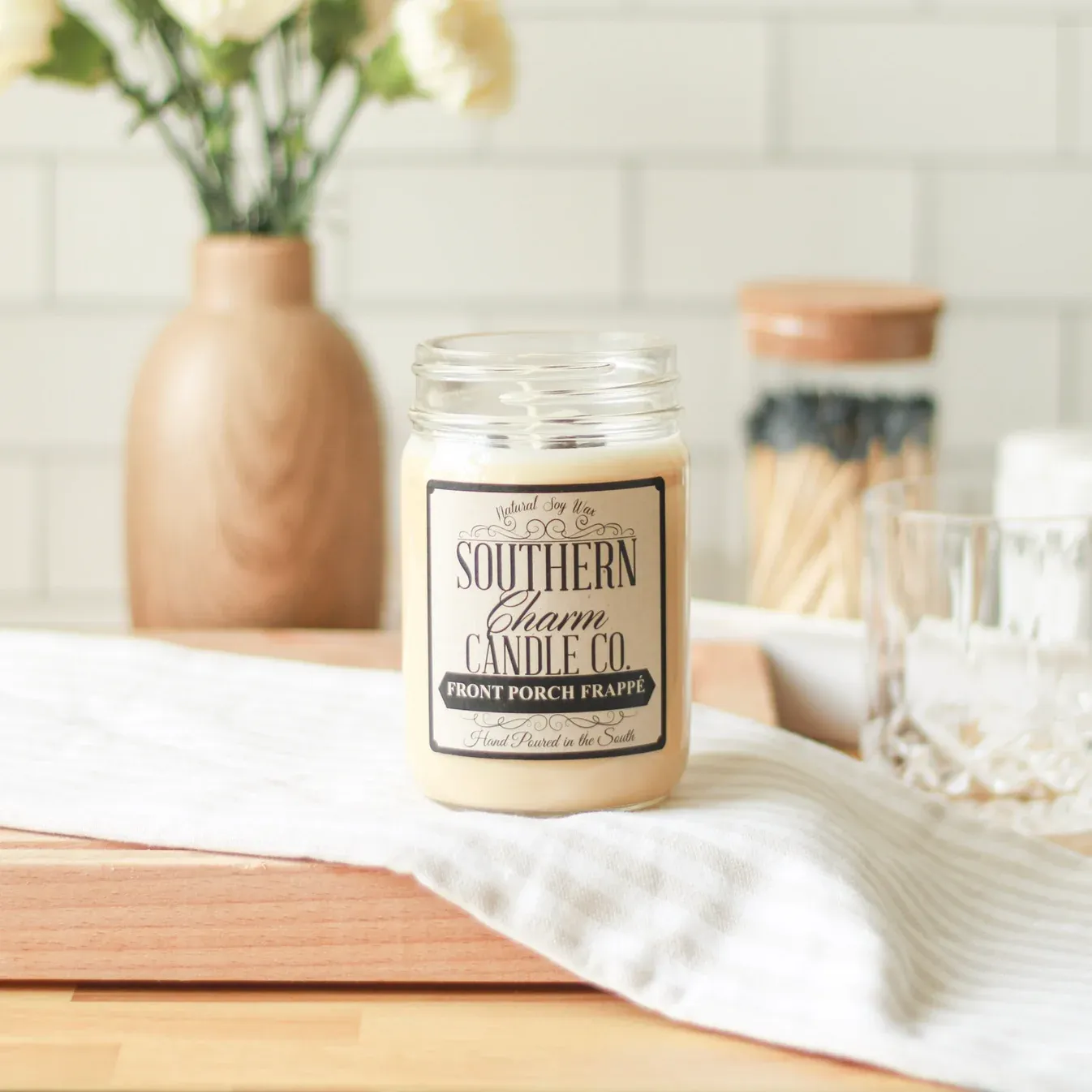 12oz WS Front Porch Frap. Candle 1176