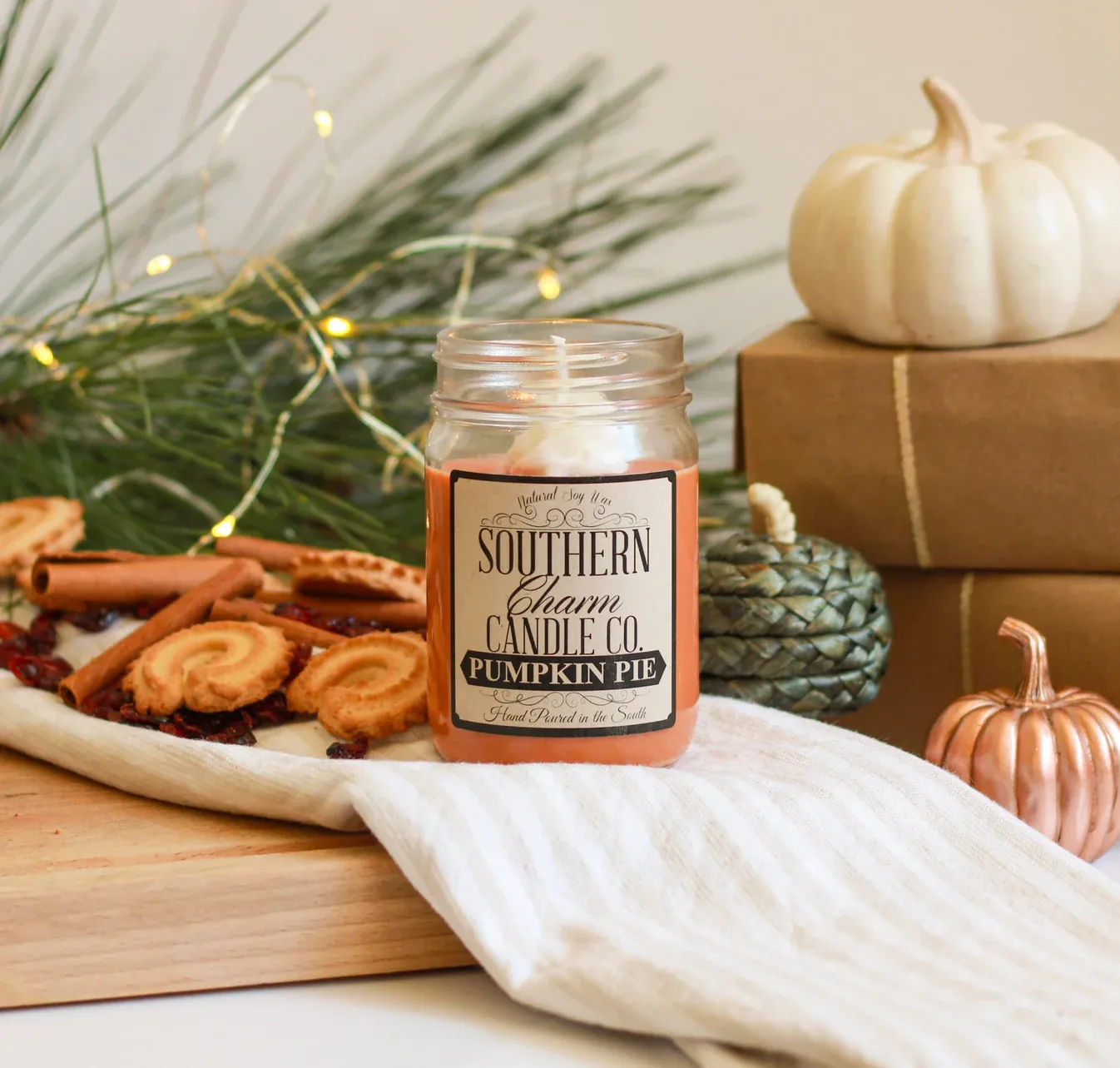 12oz WS Pumpkin Pie Candle 1176