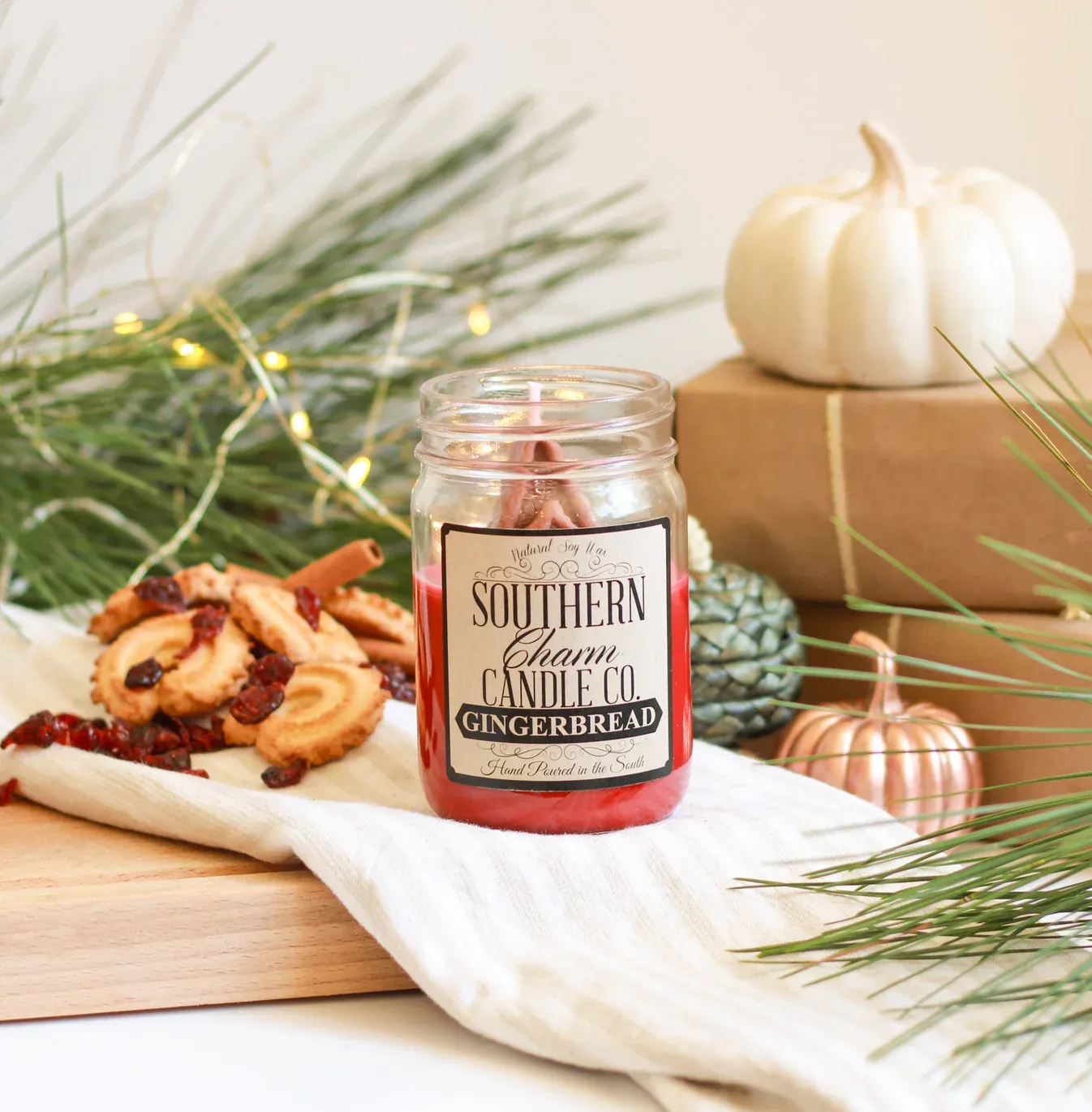 12oz WS Gingerbread Candle 1176