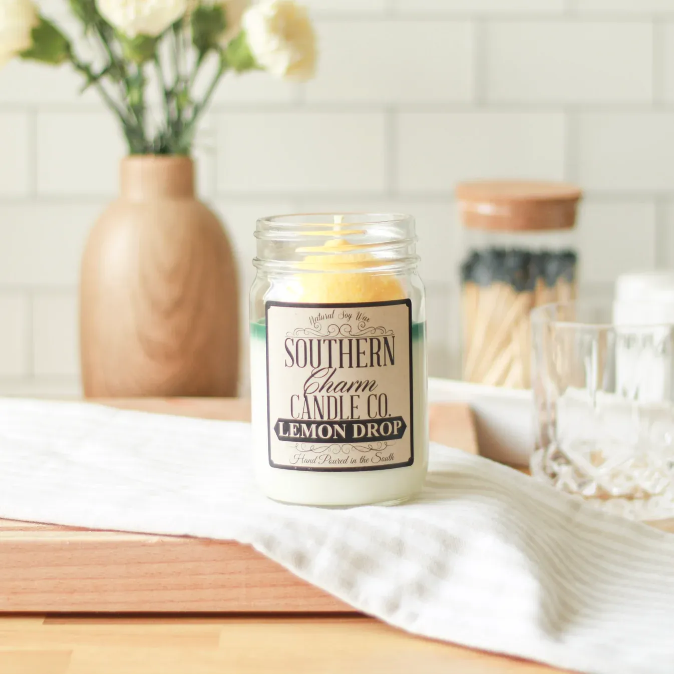 12oz Lemon Drop Candle 1176