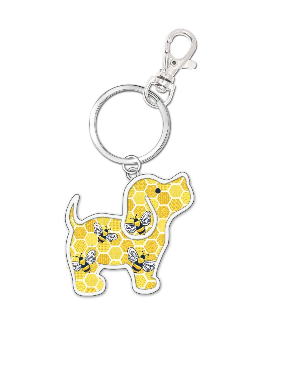 Honey Bee Pup Key Ring 1123 Honey Bee Pup Key Ring 1123