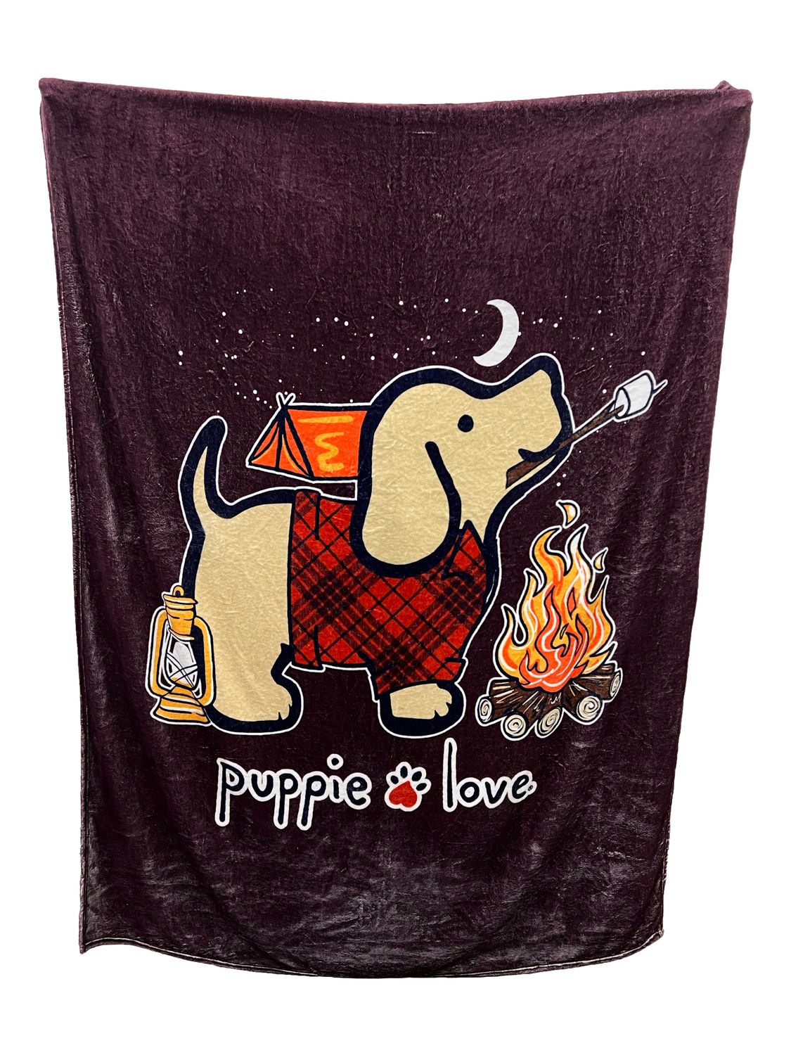 Camping Pup Blanket 1123 Camping Pup Blanket 1123