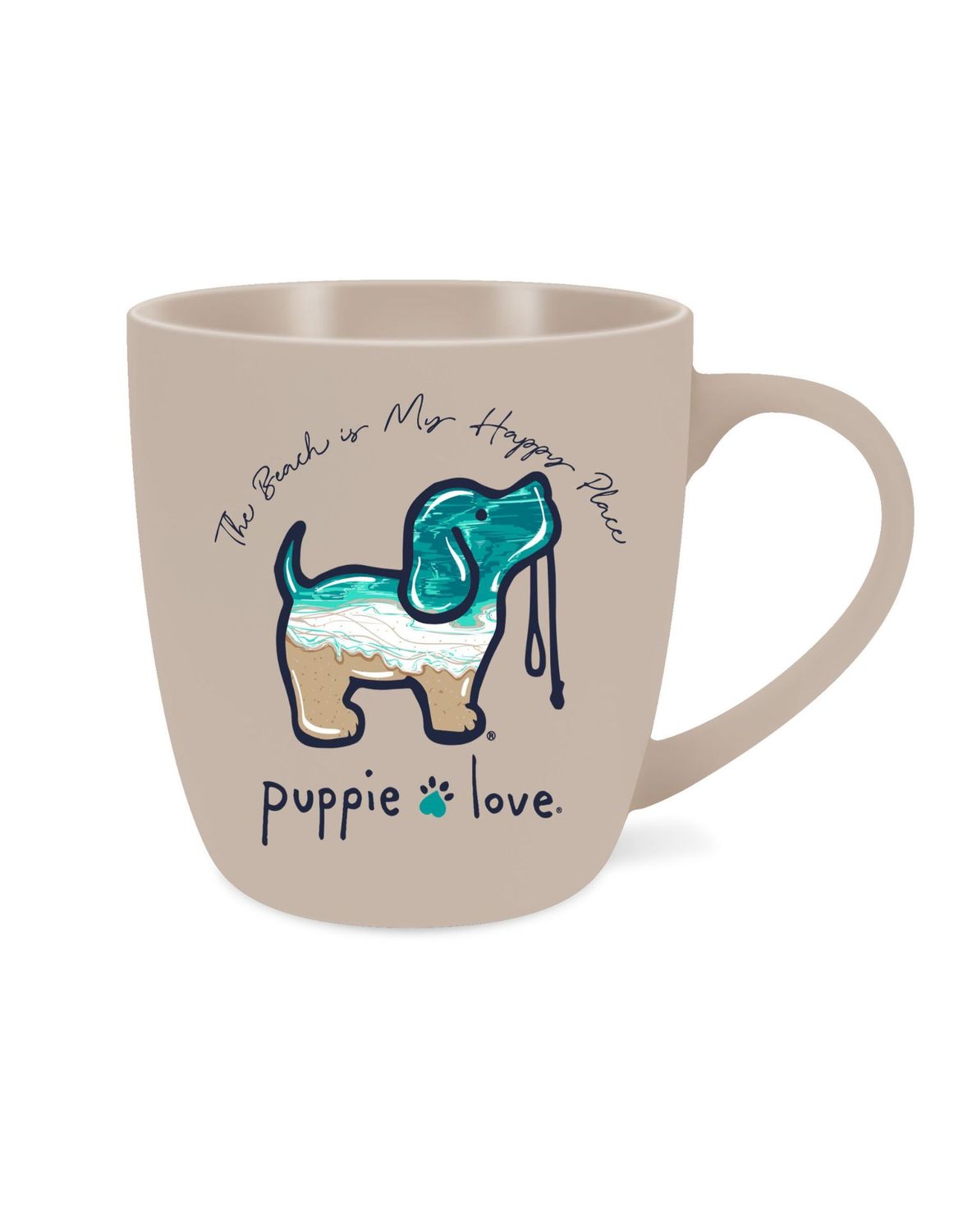 Beach Is My Happy Place Pup Mug 1123 Beach Is My Happy Place Pup Mug 1123
