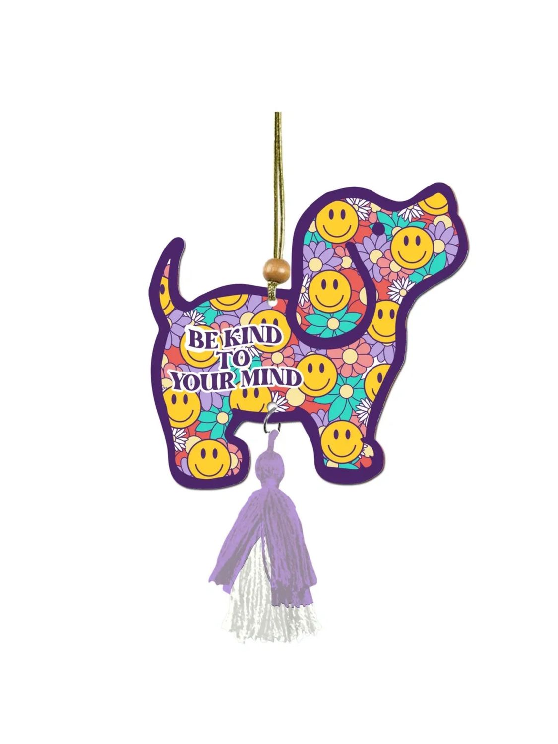Smiley Flowers Pup Air Freshener 1123 Smiley Flowers Pup Air Freshener 1123