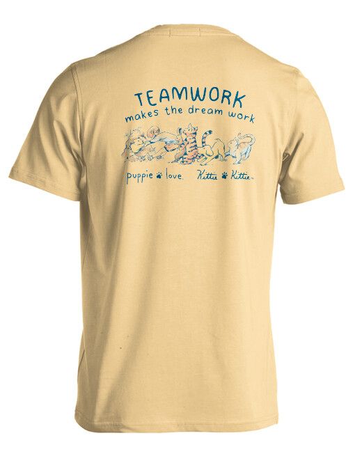 Puppie Love X Kittie-Kittie Teamwork Shirt 1123 Puppie Love X Kittie-Kittie Teamwork Shirt 1123