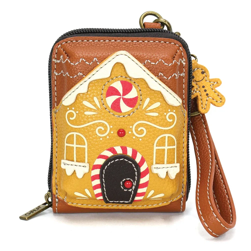 Gingerbread House Wallet Wristlet 1035