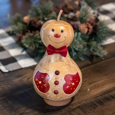 Gingerbread Man Small Lit Gourd WGI-E 1124