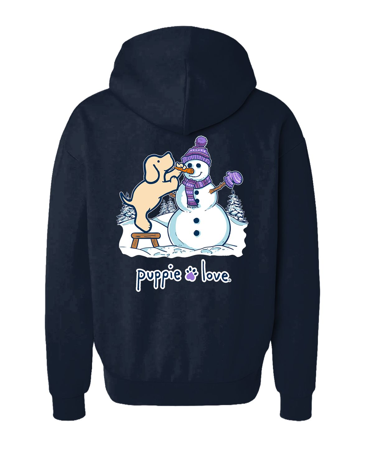 Snowman Pup Hoodie 1123 Snowman Pup Hoodie 1123
