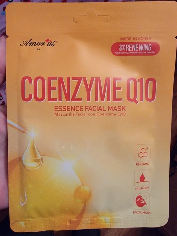 Coenzyme Q10 face mask