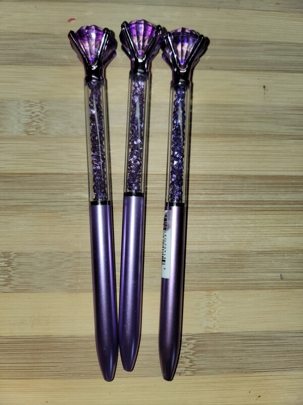 Purple diamond pens