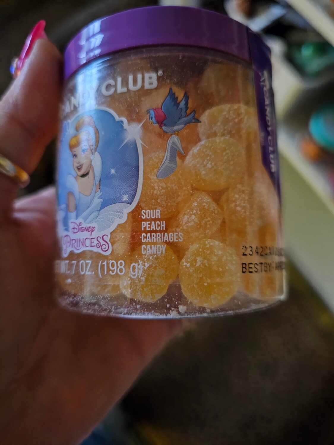 Cinderella sour peach carriages