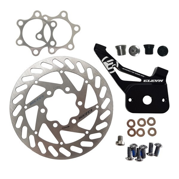 ELEVN DISC BRAKE ADAPTER KIT 120MM - CHASE RSP 4.0 10MM AXLE