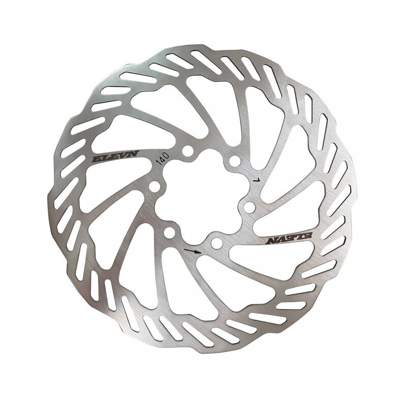ELEVN DISC BRAKE ROTOR 140MM CHROME