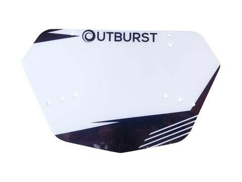 OUTBURST BMX NUMBER PLATE