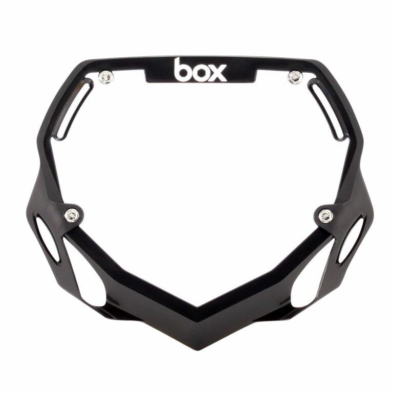 Box Two Numberplate Large Black