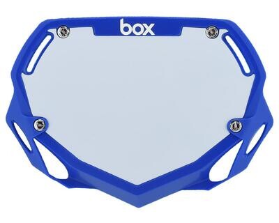 Box Two Number Plate Large Blue