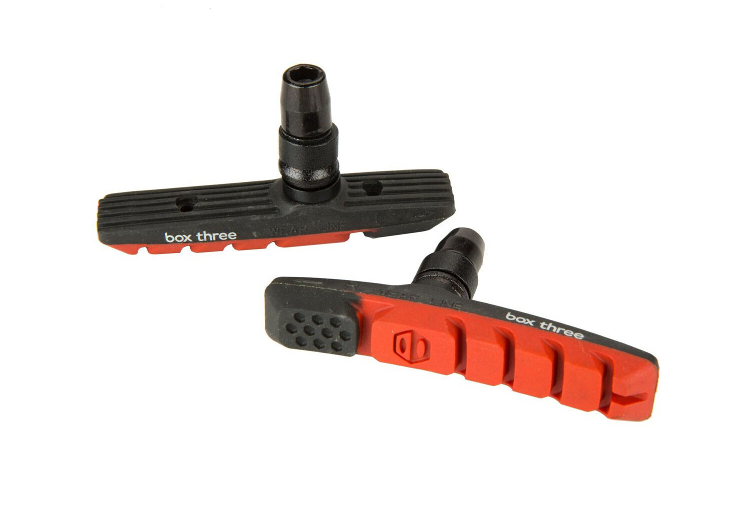 Box Three Brake Pads Red