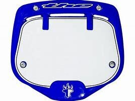 THE Supermoto Number Plate Blue