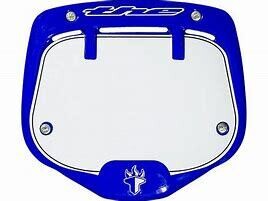 T.H.E. Supermoto Number Plate Blue