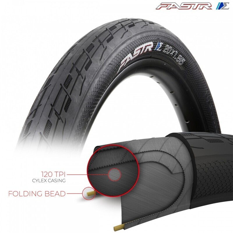 TIOGA FASTR S-SPEC TIRES - 120 TPI - FOLDING BEAD
